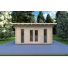 Casa in legno da giardino MICHELLE 5x3, 40mm, vista frontale
