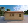 Garage in legno doppio 30 m², 40mm, lato destro