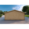 Garage in legno doppio 30 m², 40mm, retro