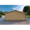 Garage in legno doppio 30 m², 40mm, retro