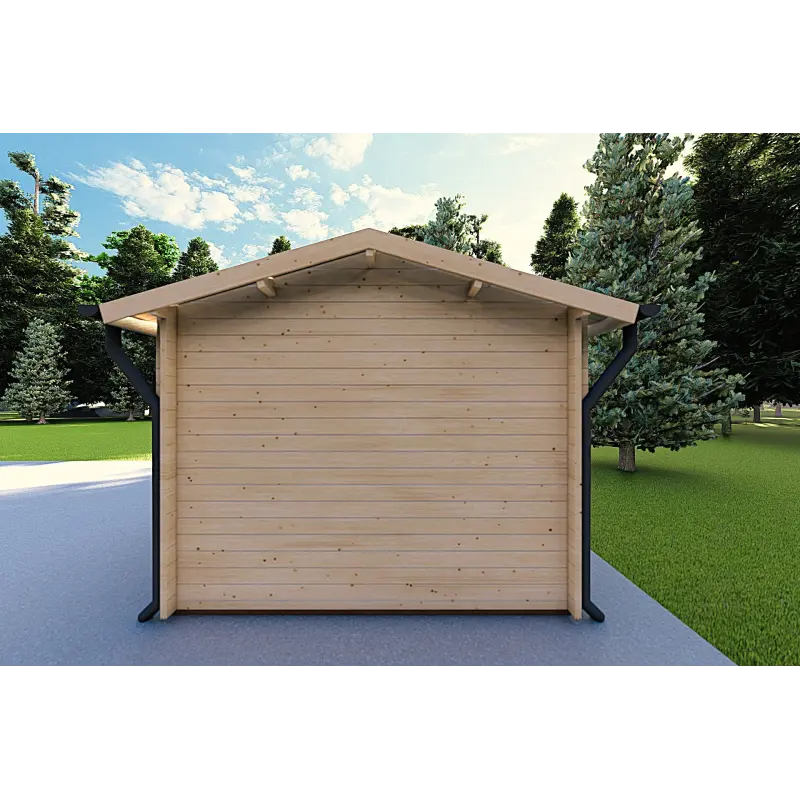 Casa in legno da giardino ALEXIA 4.5x3, 40mm, lato destro
