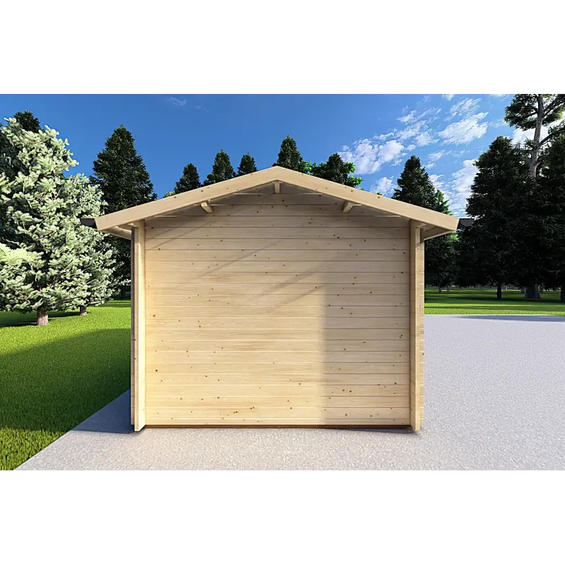 Casa in legno da giardino ALEXIA 4.5x3, 40mm, lato sinistro