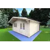 Casa in legno da giardino MARTA 5x5, 40mm, fronte lato destro