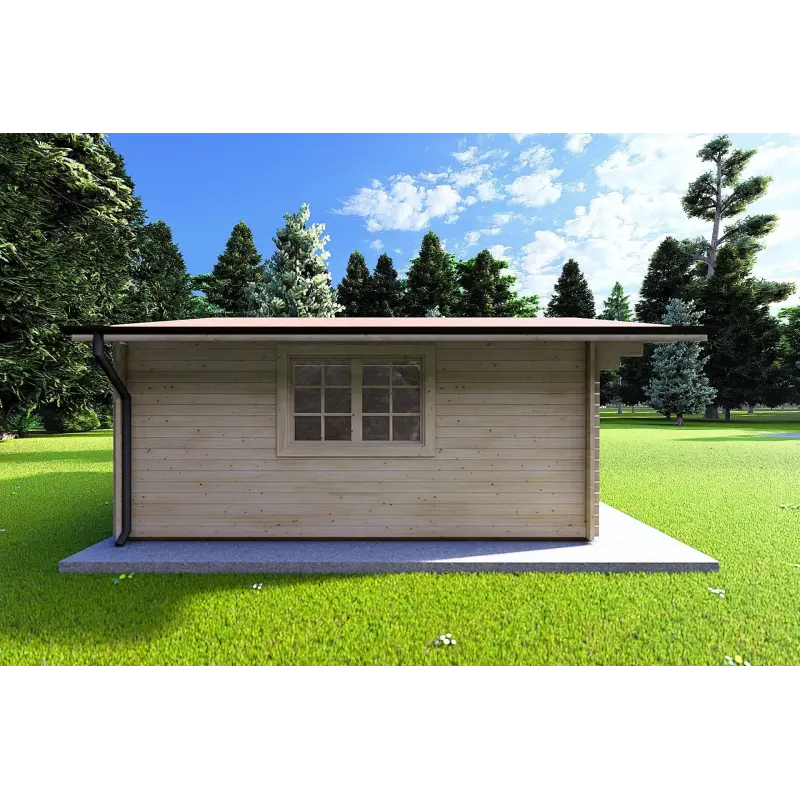 Casa in legno da giardino MARTA 5x5, 40mm, lato sinistro
