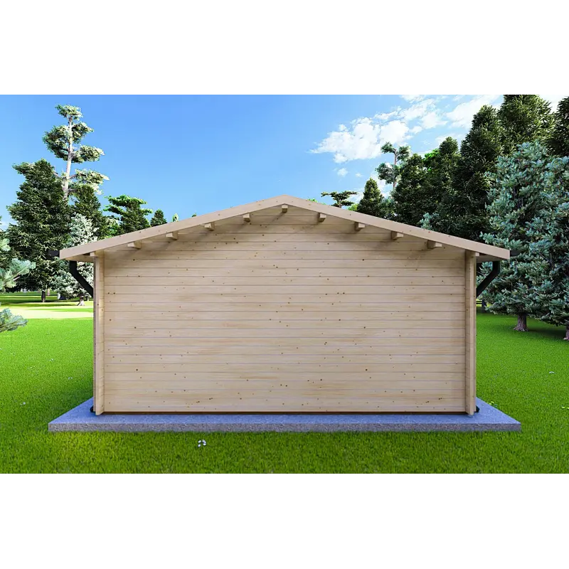 Casa in legno da giardino MARTA 5x5, 40mm, retro
