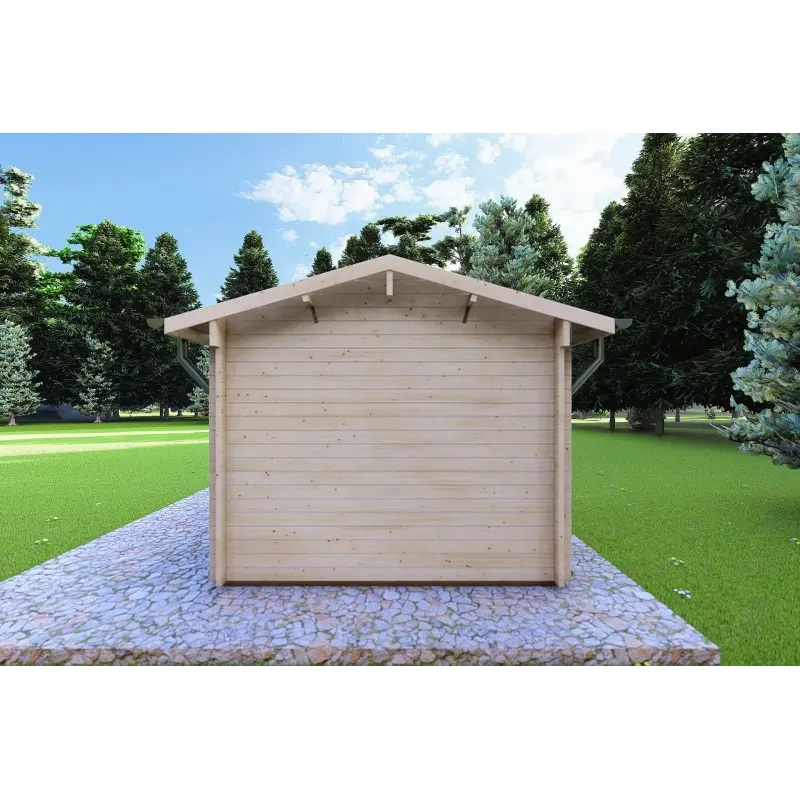 Casa in legno da giardinio ZAIRA 5.7x3, 40mm, lato destro