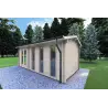 Casa in legno da giardinio ZAIRA 5.7x3, 40mm, fronte lato destro