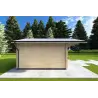 Casa in legno da giardino MARGHERITA 3.8x3.8, 40mm, lato sinistro