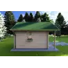 Casetta da giardino 4.5x3 LALLA, 40mm, lato sinistro