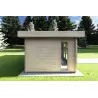 Casa in legno da giardino JENNIFER 4.5x3, 40mm, lato sinistro