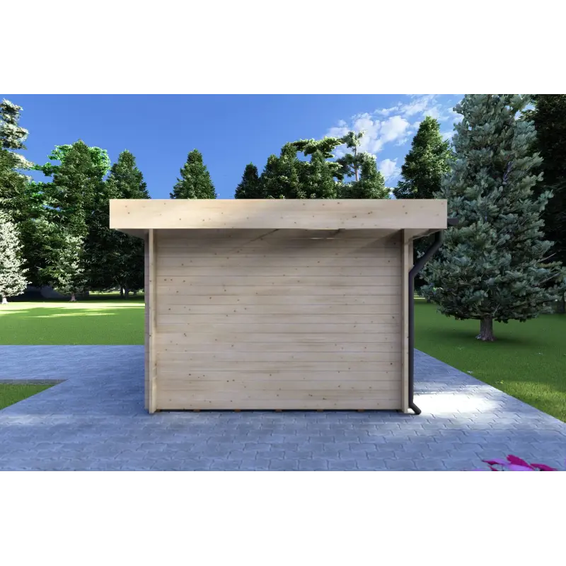 Casetta in legno SVEVA 5x3, 40mm, lato destro