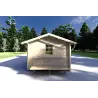 Casa in legno da giardino LUNA 5x3, 40mm, lato destro