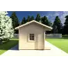 Casa in legno da giardino ROSA 5x3.5, 40mm, lato sinistro