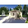 Casetta da giardino DESY 5x4, 40mm, fronte lato destro