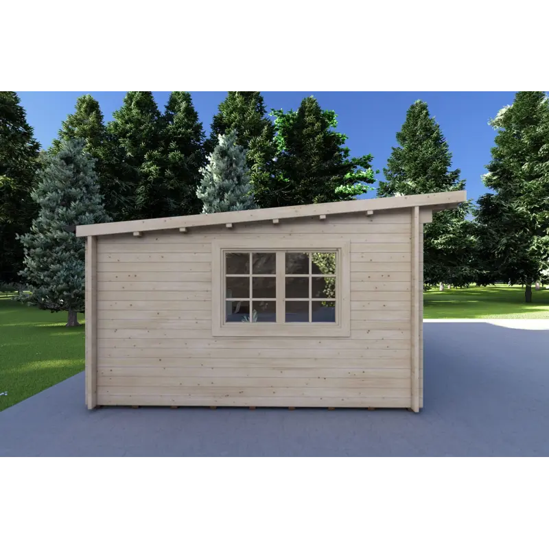Casetta da giardino DESY 5x4, 40mm, lato sinistro