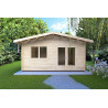 Casetta in legno 6x3, 44m, vista frontale
