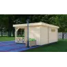 Casa in legno da giardino ASIA 6x4, lato destro