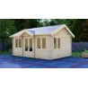 Casetta in legno MARISSA 5.5x4, 68mm, fronte lato destro