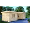 Casetta in legno FIAMMETTA 3x8, 44mm, lato sinistro