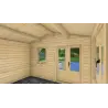 Casetta in legno NICOLE 6x4, 68mm, interno