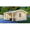 Casetta da giardino ZOE 6x4.5, 44mm, fronte lato destro