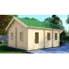 Casa in legno da giardino GIORGIA 4.5x6, 44mm, lato sinistro