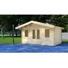 Casetta in legno KATE 3x5, 44mm, vista frontale