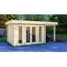 Casa in legno da giardino GWEN 5x3, 44mm, lato sinistro