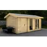 Casetta da giardino SARA 3x5, 44mm, lato sinistro