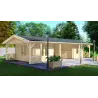 Casa di legno ELEONORA 11.5x5, 44mm, lato sinistro