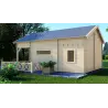 Casa in legno SAMANTHA 6x8, 44mm, lato destro