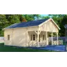 Casa in legno SAMANTHA 6x8, 44mm, lato sinistro