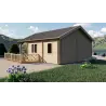 Casa di legno SAMANTHA 6x8, 68mm, lato destro