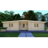 Casa di legno ELETTRA 10.5x6, 44mm, vista frontale