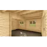 Casa in legno LAVINIA 5x10, 68mm, interno