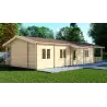 Casa di legno AMANDA 6x14, 44mm, retro