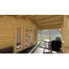 Casa in legno WANDA 8.5x6, 68mm, veranda