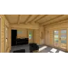 Casa di legno CHANTAL 10x6, 68mm, interno A