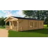 Casa di legno CHANTAL 10x6, 68mm, lato destro