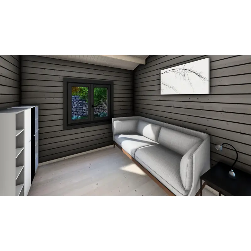 Casa in legno VENERE 11x6, 68mm, interno B