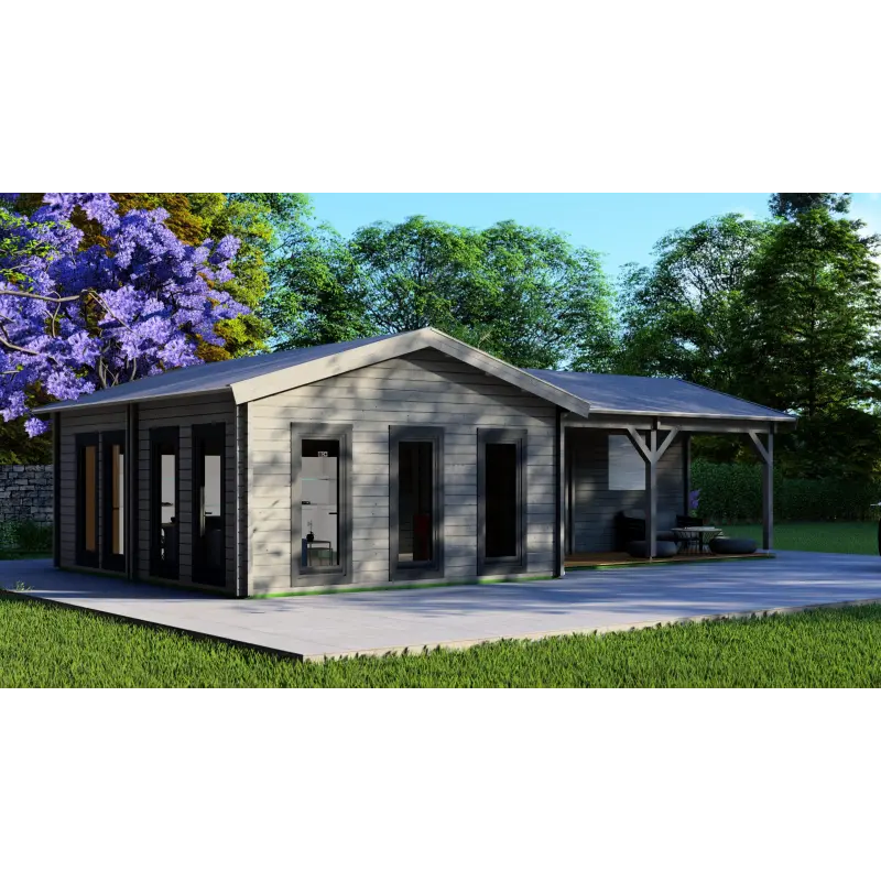 Casa in legno VENERE 11x6, 68mm, lato sinistro