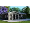 Casa in legno VENERE 11x6, 68mm, lato sinistro