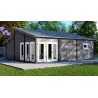 Casa di legno DILETTA 9x8, 68mm, fronte lato sinistro