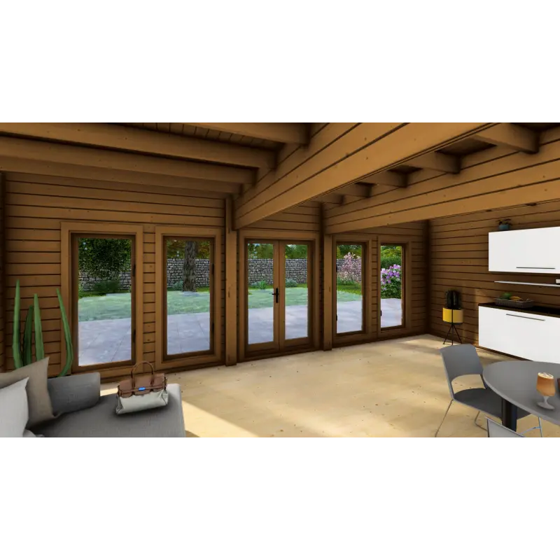 Casetta in legno HOPE 7x4.5, 68mm, interno