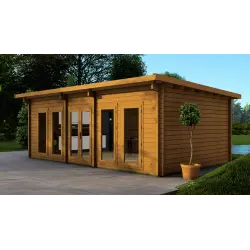 Casetta in legno HOPE 7x4.5, 68mm, fronte lato destro