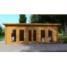 Casetta in legno HOPE 7x4.5, 68mm, vista frontale