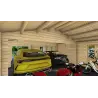 Garage di legno doppio 6x9, 68mm, interno