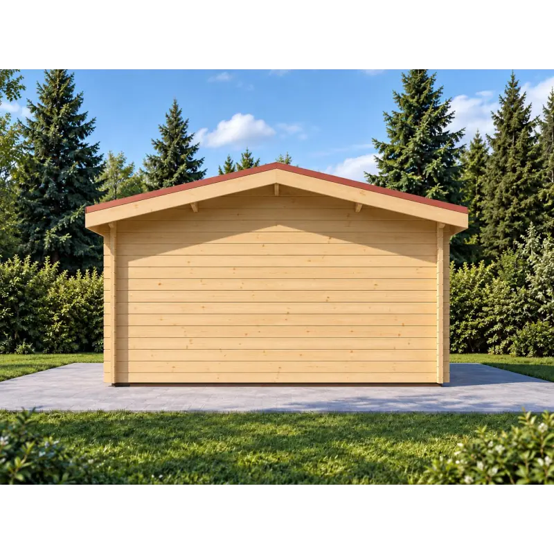 Casetta da giardino in pronta consegna 6x4, 44mm, lato destro