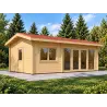 Casetta da giardino in pronta consegna 6x4, 44mm, fronte lato sinistro