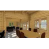 Casa in legno DALILA 9x6, 44mm, interno